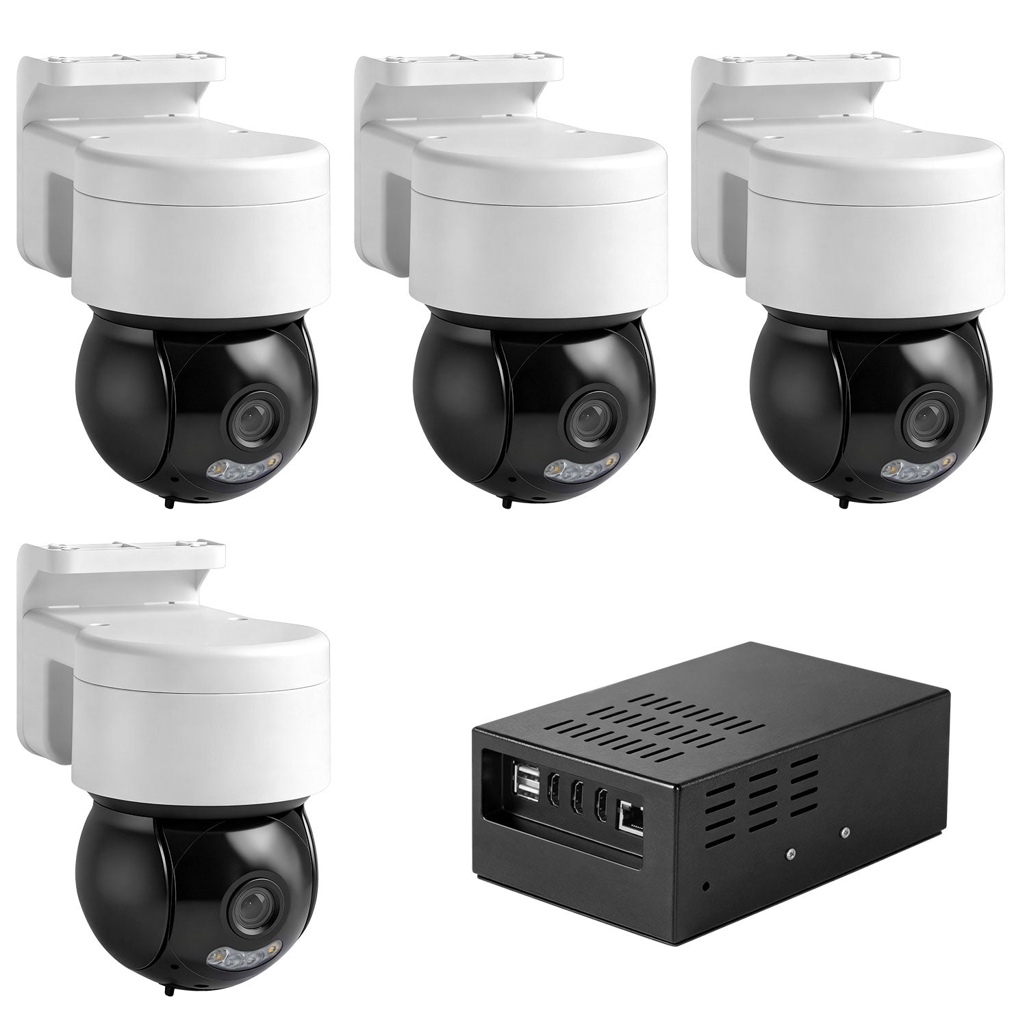 4 POE Camera + Starter AI Box (3 Billion Parameters Video LLM)