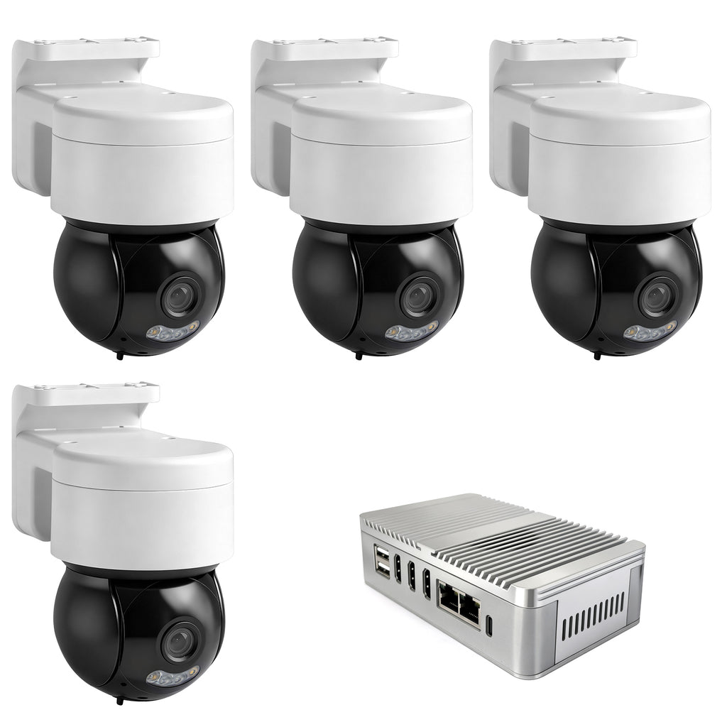 4 POE Camera + Starter AI Box (3 Billion Parameters Video LLM)