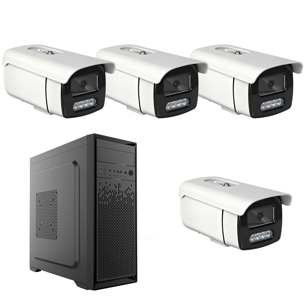 4 POE Cameras + Powerful AI PC (7 Billion Parameters Video LLM)